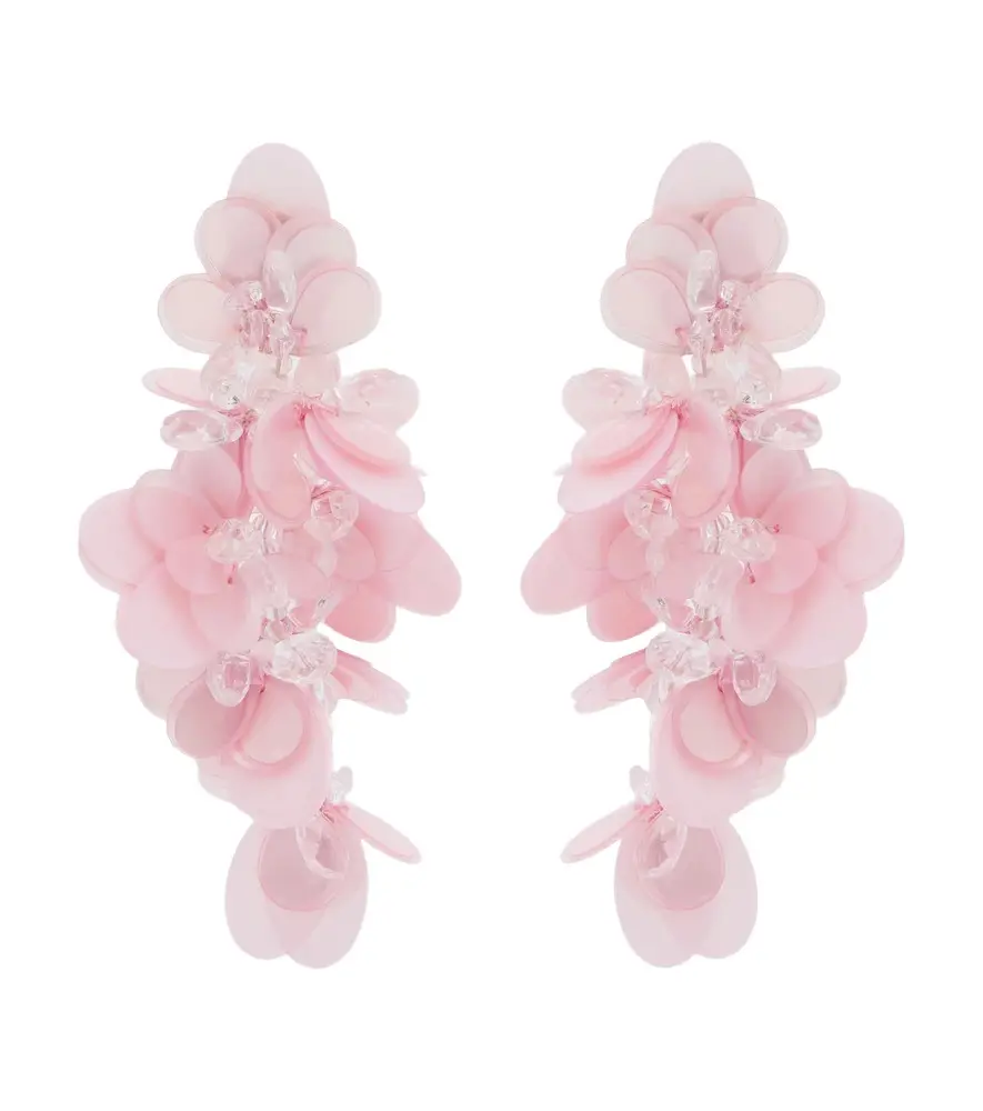 Oscar de la Renta Embellished drop earrings | Thumbnail 1 Oscar de la Renta Embellished drop earrings | Thumbnail 1