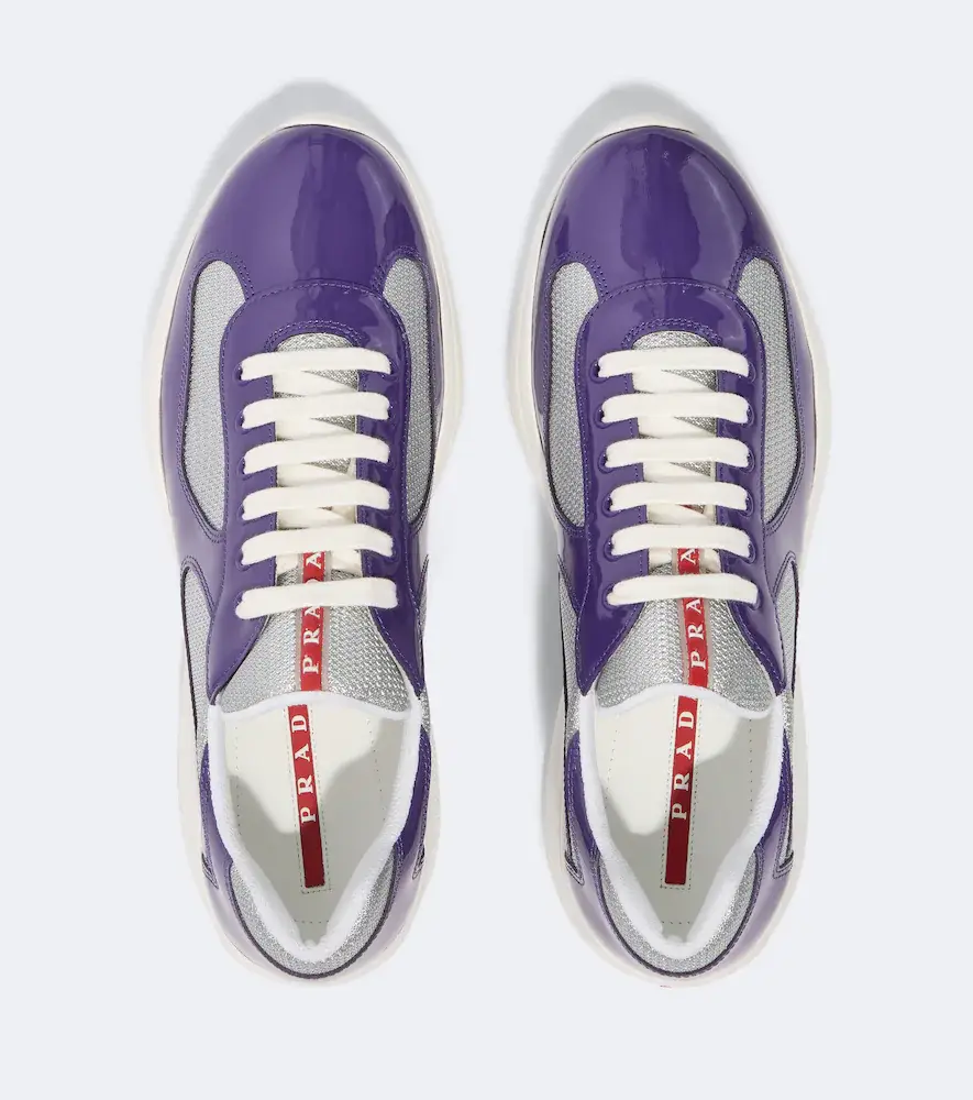 Prada America's Cup leather-trimmed sneakers | Thumbnail 3 Prada America's Cup leather-trimmed sneakers | Thumbnail 3