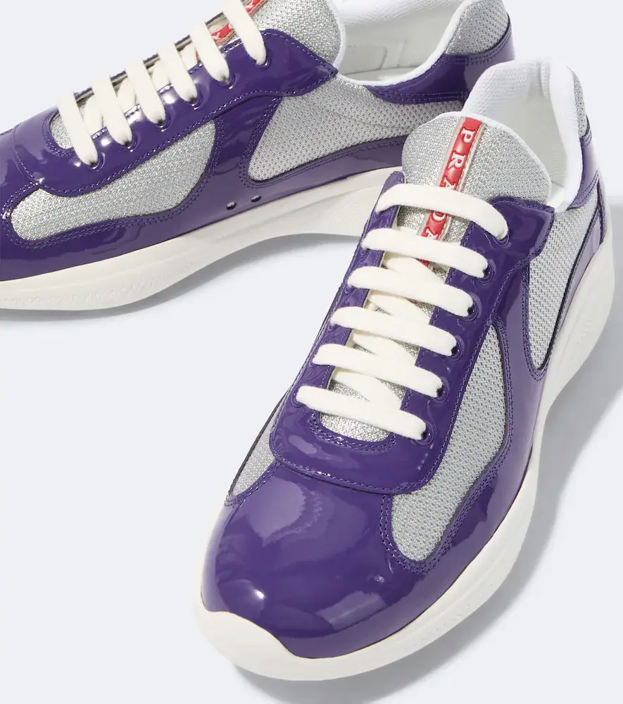 Prada America's Cup leather-trimmed sneakers | Thumbnail 4 Prada America's Cup leather-trimmed sneakers | Thumbnail 4
