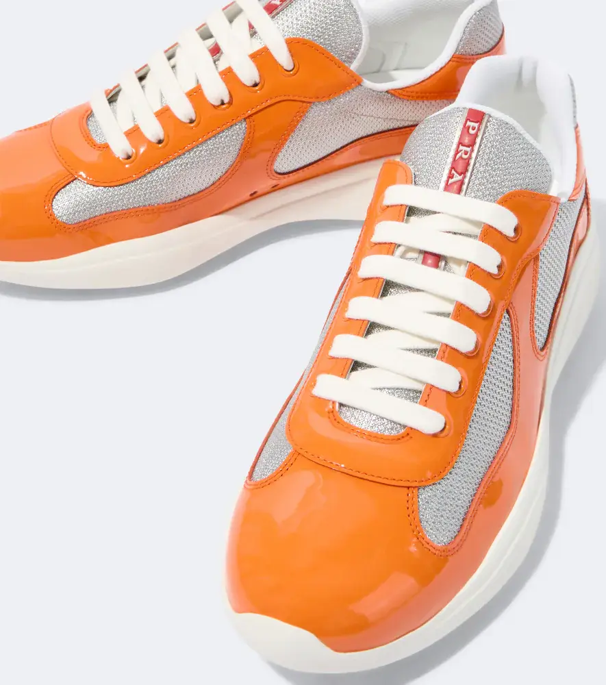 Prada America's Cup leather-trimmed sneakers | Thumbnail 2