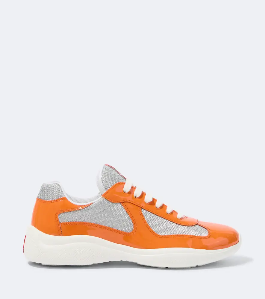 Prada America's Cup leather-trimmed sneakers | Thumbnail 5