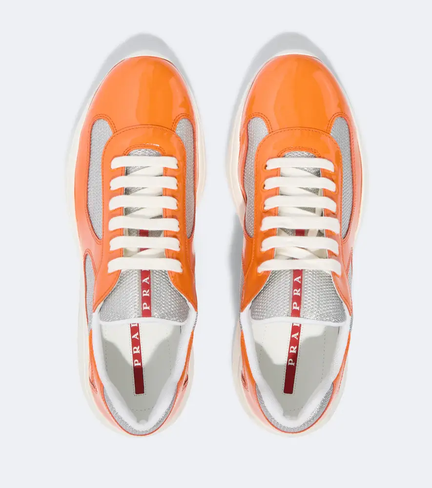 Prada America's Cup leather-trimmed sneakers | Thumbnail 6