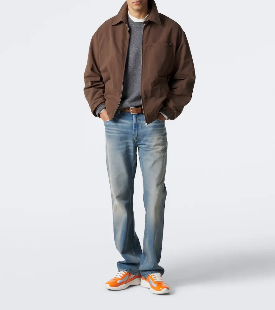 Prada America's Cup leather-trimmed sneakers | Thumbnail 7