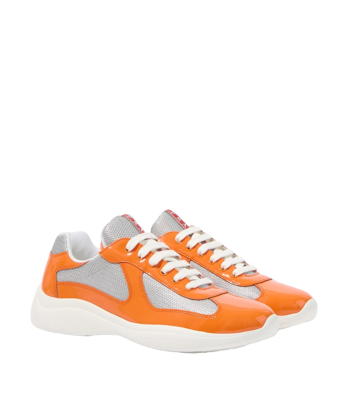 Prada America's Cup leather-trimmed sneakers