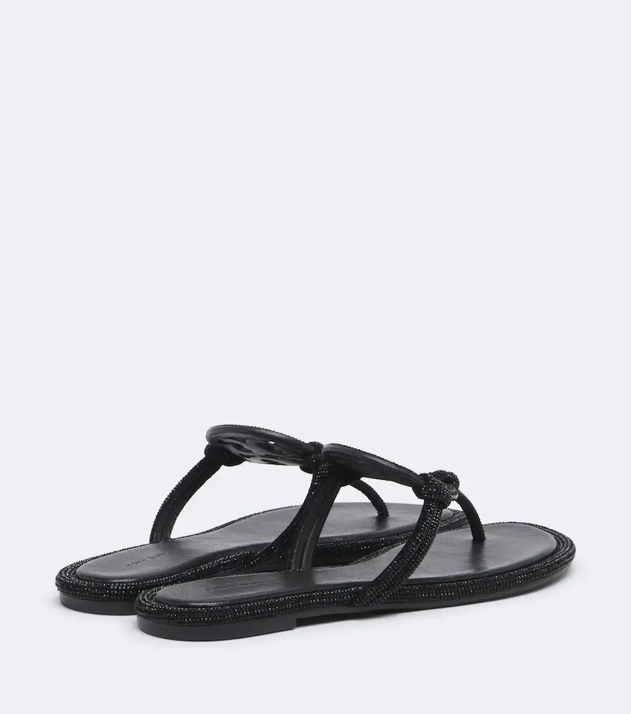 Tory Burch Miller embellished leather thong sandals | Thumbnail 2