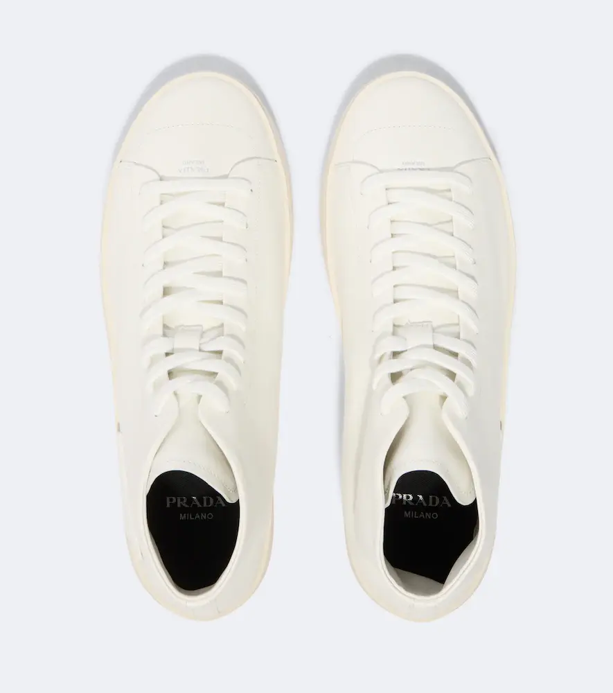 Prada High-top leather sneakers | Thumbnail 5