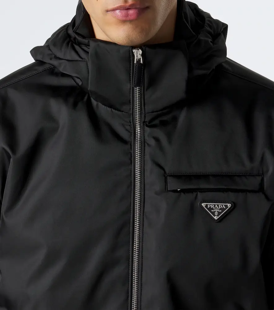 Prada Re-Nylon hooded jacket | Thumbnail 3 Prada Re-Nylon hooded jacket | Thumbnail 3