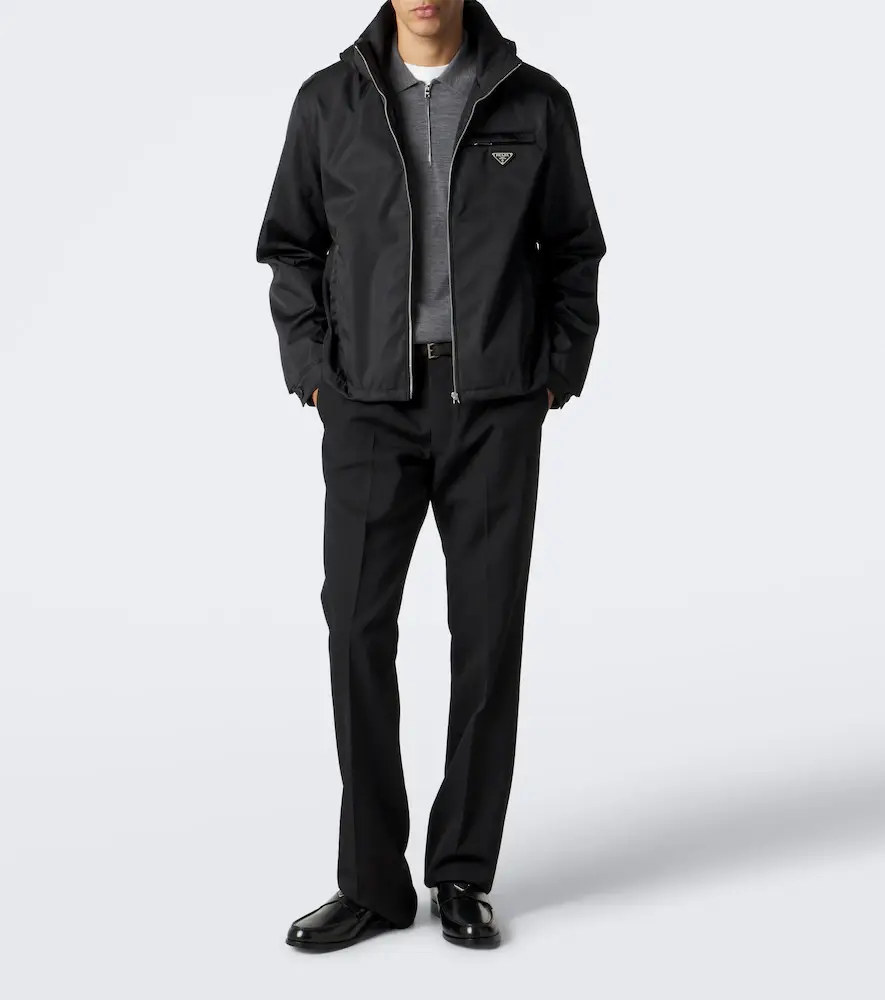 Prada Re-Nylon hooded jacket | Thumbnail 6 Prada Re-Nylon hooded jacket | Thumbnail 6