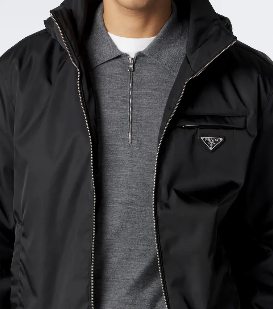 Prada Re-Nylon hooded jacket | Thumbnail 7 Prada Re-Nylon hooded jacket | Thumbnail 7