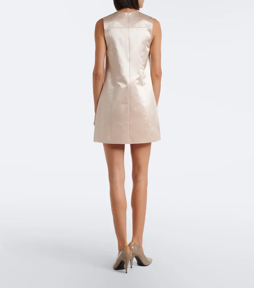 Posse Chester cotton and silk satin shift dress | Thumbnail 2 Posse Chester cotton and silk satin shift dress | Thumbnail 2