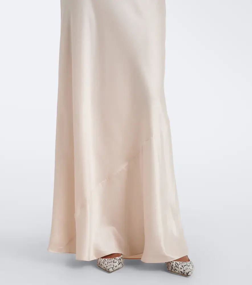 Posse Blake lace-trimmed silk satin maxi dress | Thumbnail 2 Posse Blake lace-trimmed silk satin maxi dress | Thumbnail 2