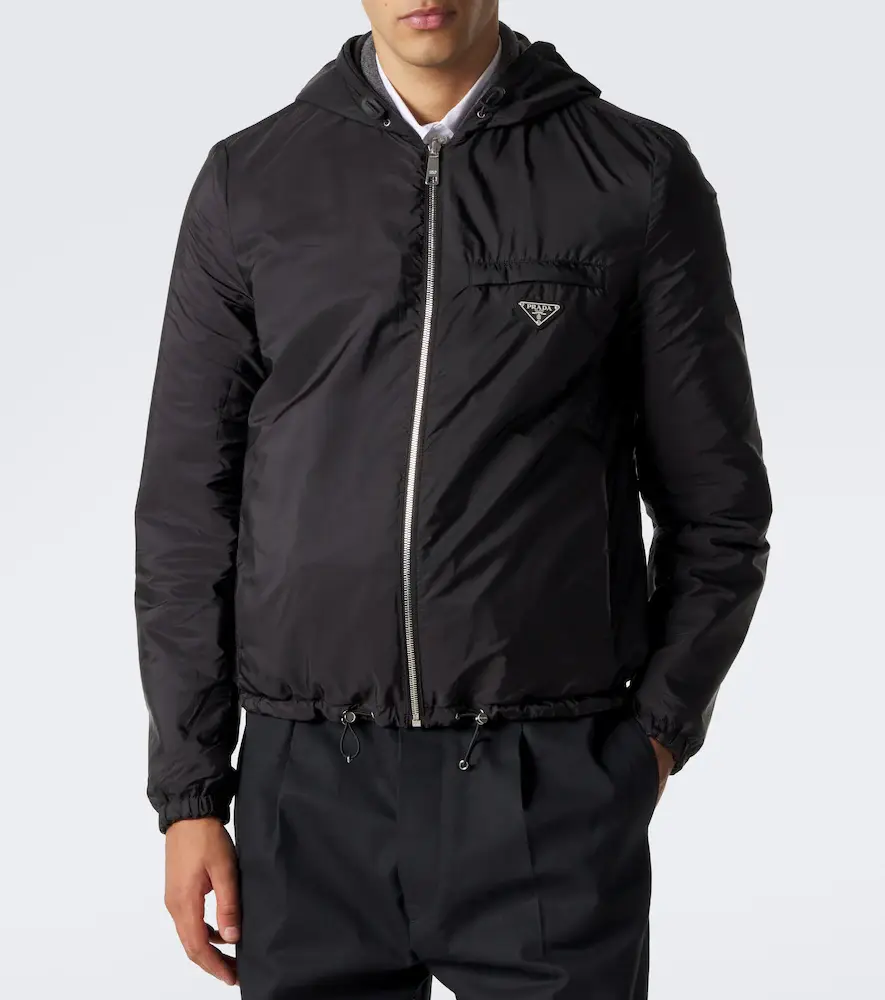 Prada Reversible Re-Nylon and leather jacket | Thumbnail 7