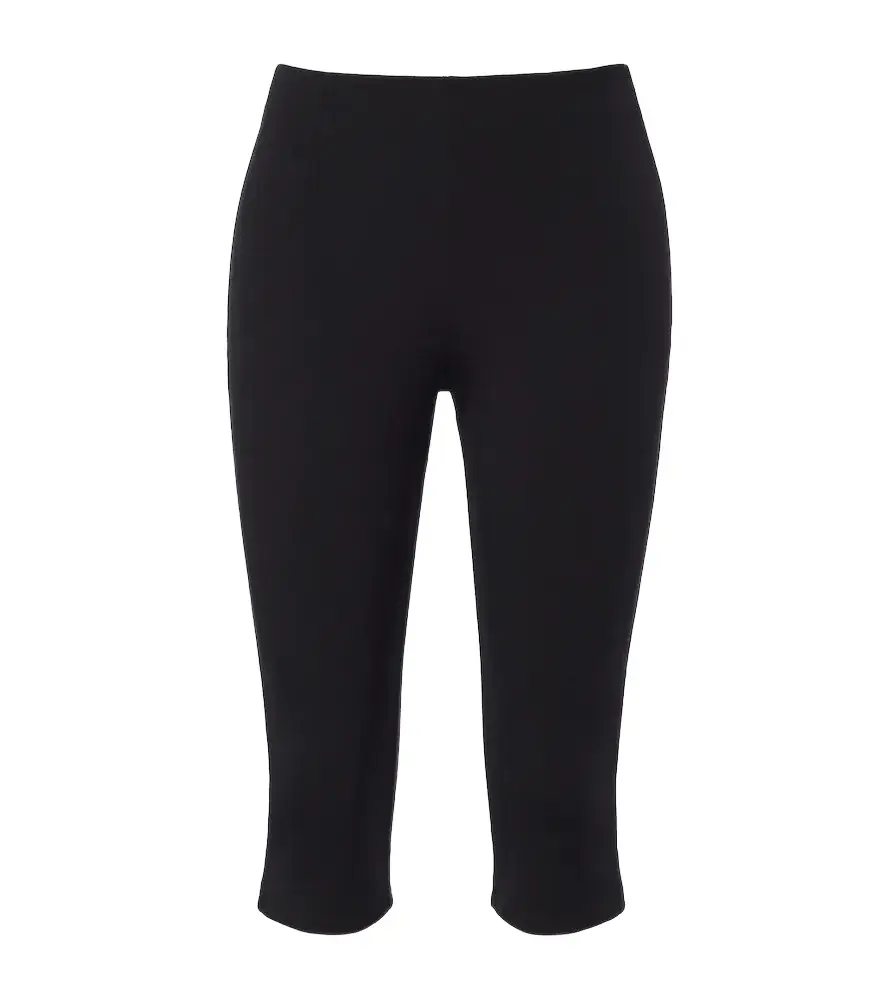 Mina cotton-blend capri pants Mina cotton-blend capri pants