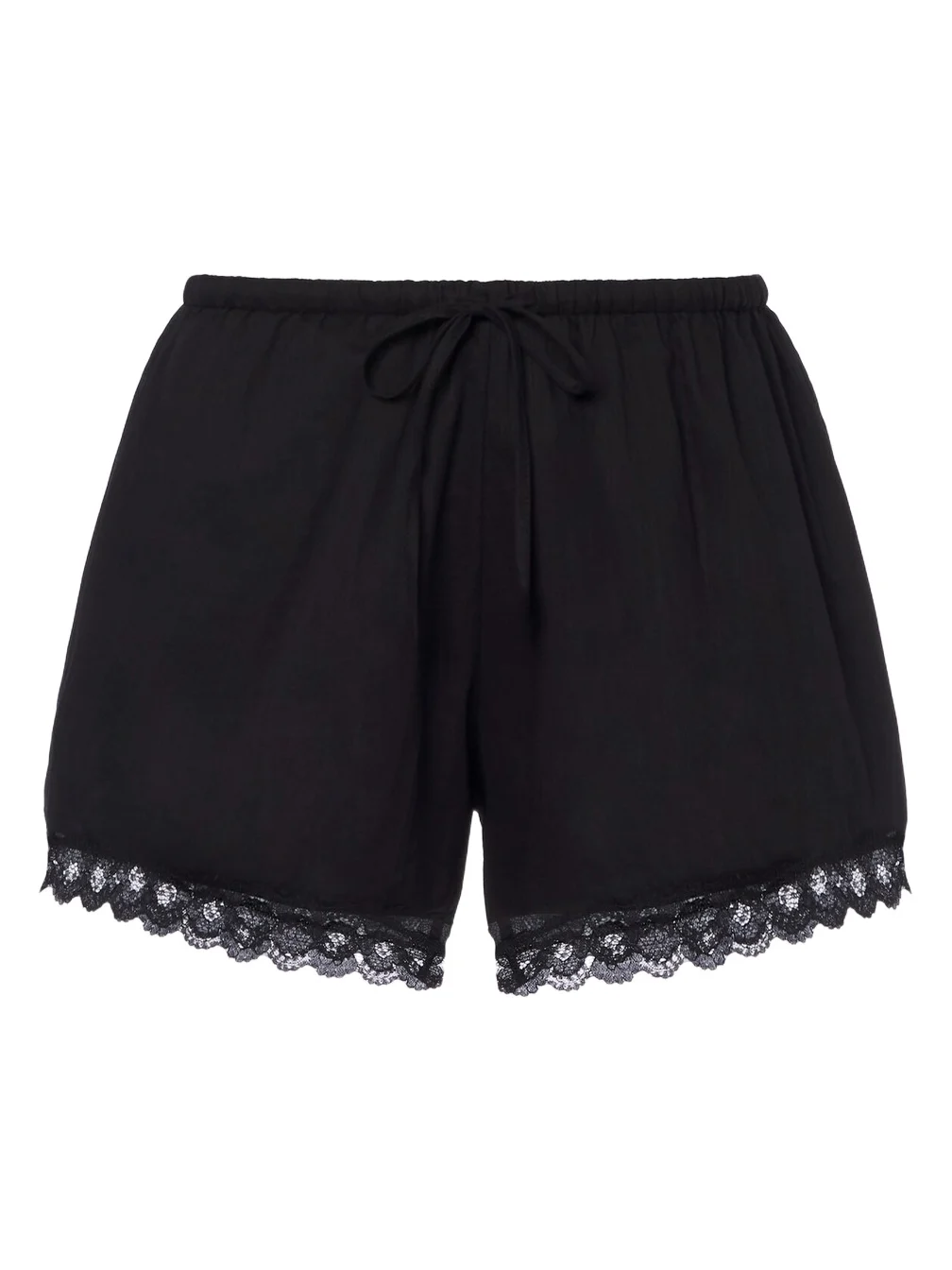 Marilyn lace-trimmed cotton shorts Marilyn lace-trimmed cotton shorts