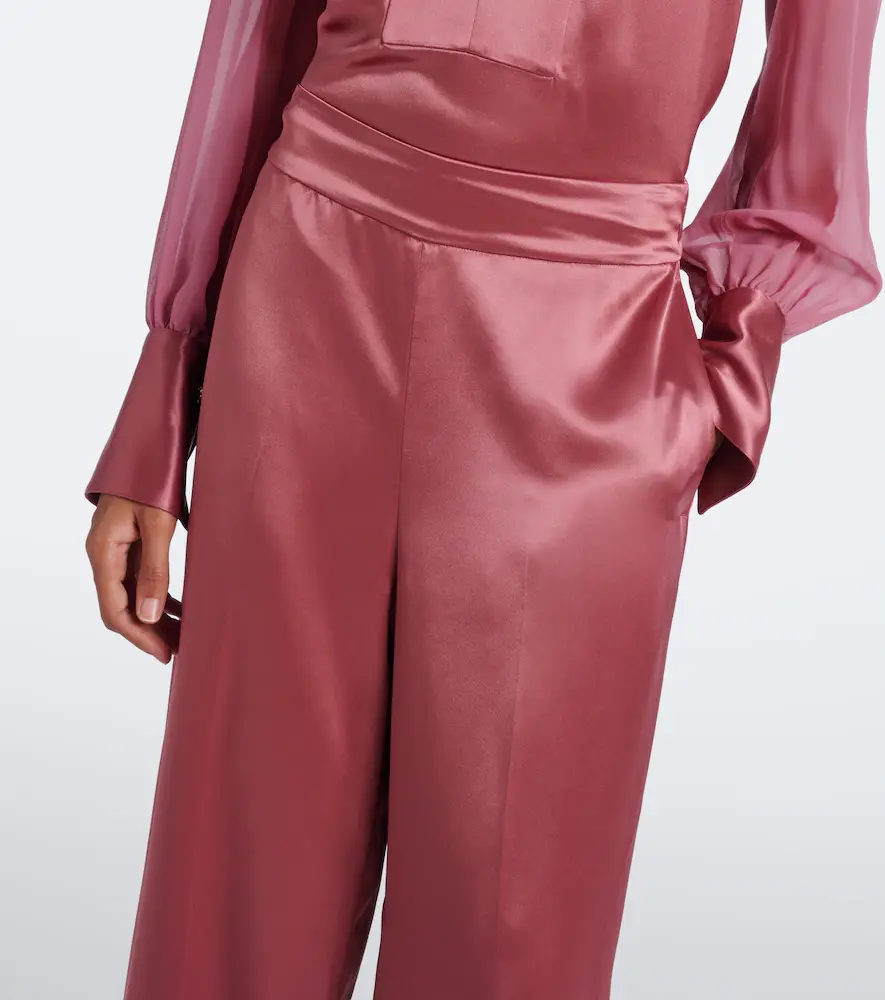 Joseph Dijon satin wide-leg pants | Thumbnail 6
