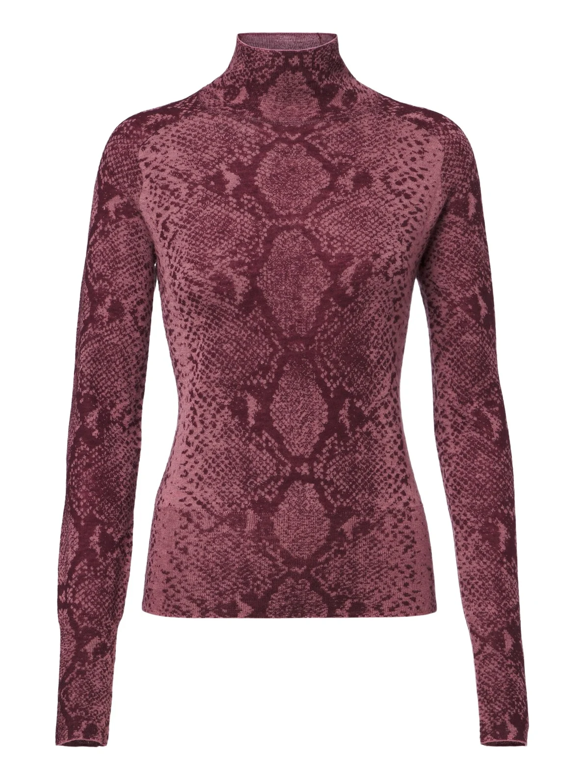 Yasmin snake-print cashmere sweater Yasmin snake-print cashmere sweater