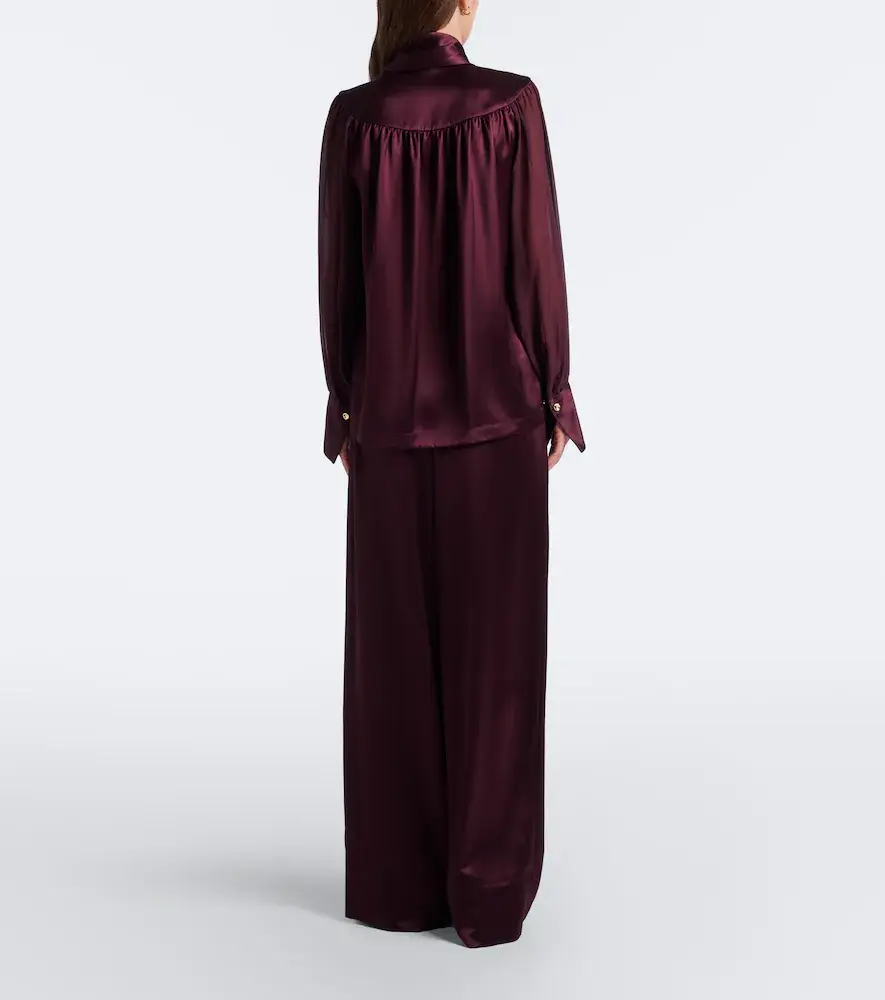 Joseph Dijon satin wide-leg pants | Thumbnail 2 Joseph Dijon satin wide-leg pants | Thumbnail 2