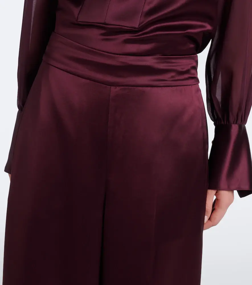 Joseph Dijon satin wide-leg pants | Thumbnail 3 Joseph Dijon satin wide-leg pants | Thumbnail 3