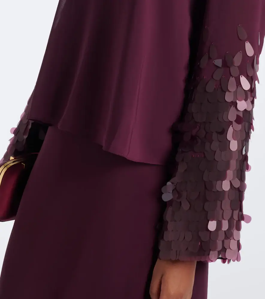 Joseph Ariane sequined chiffon top | Thumbnail 6 Joseph Ariane sequined chiffon top | Thumbnail 6
