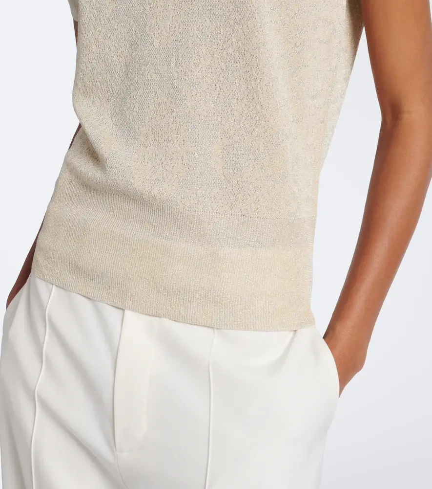 Joseph Char snake-print Lurex jacquard top | Thumbnail 2 Joseph Char snake-print Lurex jacquard top | Thumbnail 2