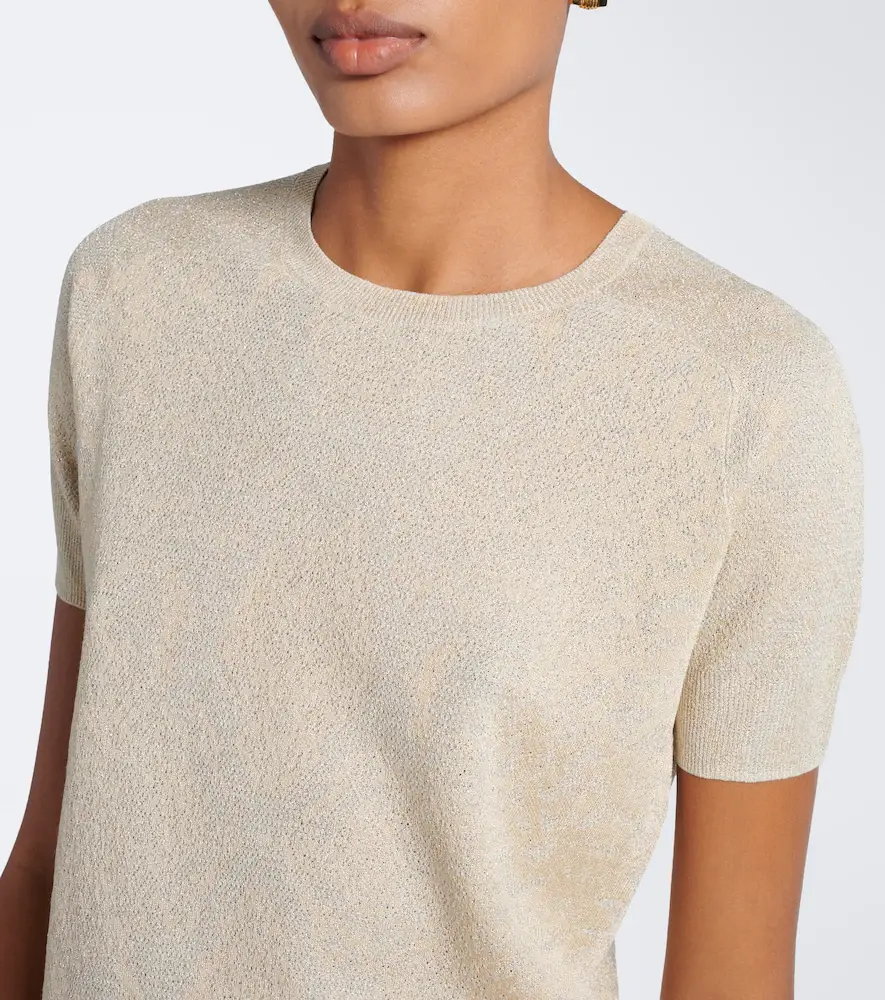 Joseph Char snake-print Lurex jacquard top | Thumbnail 3 Joseph Char snake-print Lurex jacquard top | Thumbnail 3