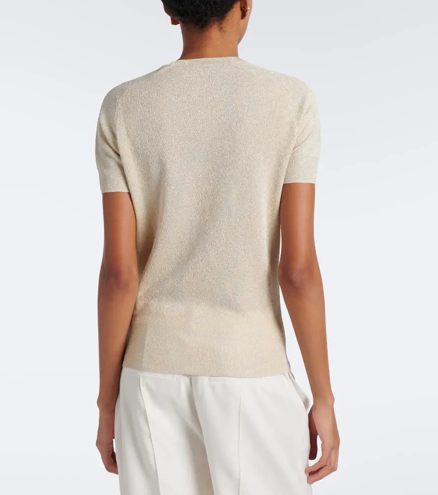 Joseph Char snake-print Lurex jacquard top | Thumbnail 5 Joseph Char snake-print Lurex jacquard top | Thumbnail 5