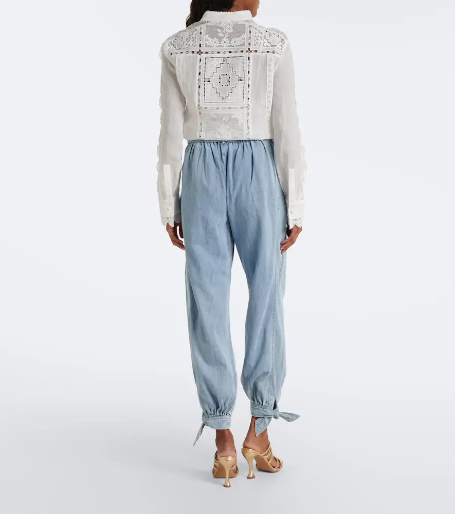 Zimmermann Fairlight barrel-leg jeans | Thumbnail 2 Zimmermann Fairlight barrel-leg jeans | Thumbnail 2