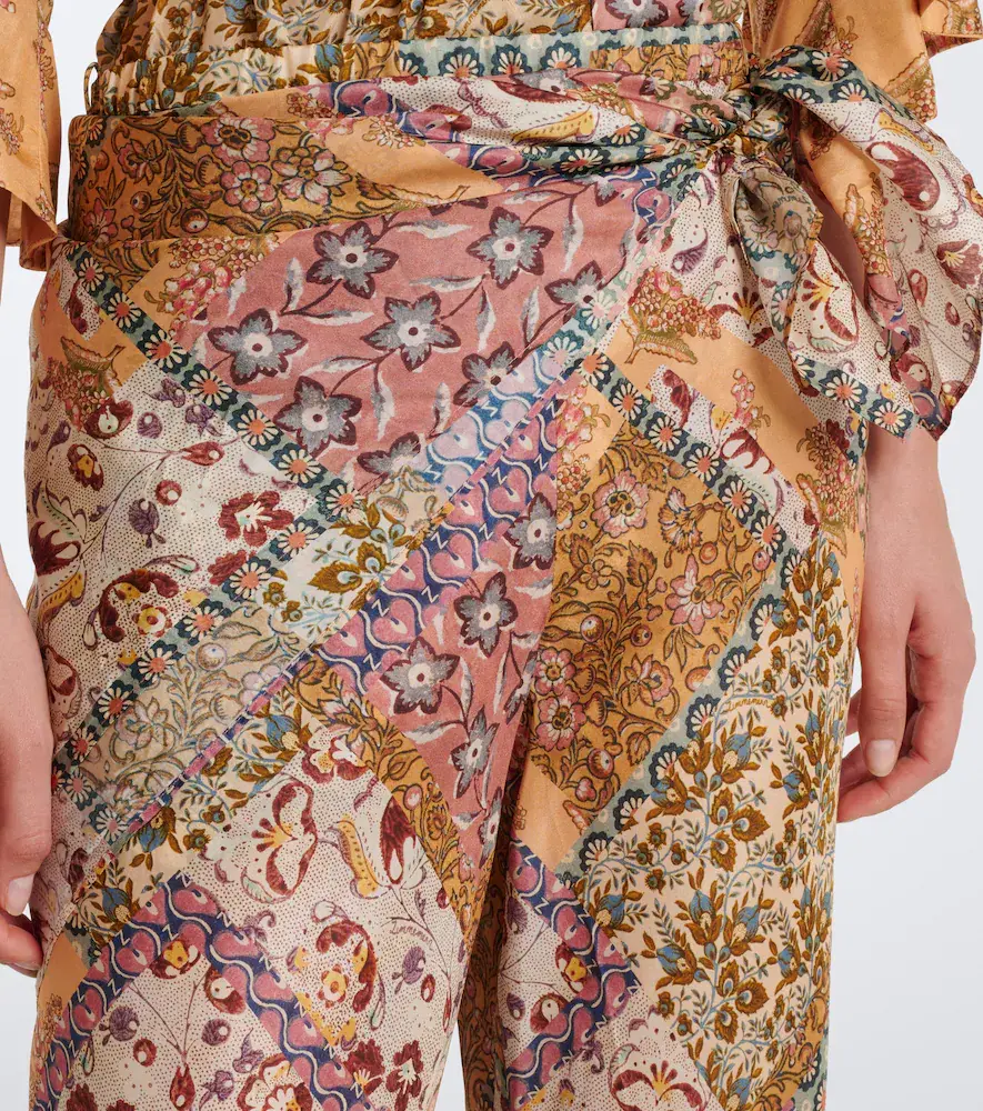Zimmermann Fairlight silk habotai wide-leg pants | Thumbnail 2 Zimmermann Fairlight silk habotai wide-leg pants | Thumbnail 2