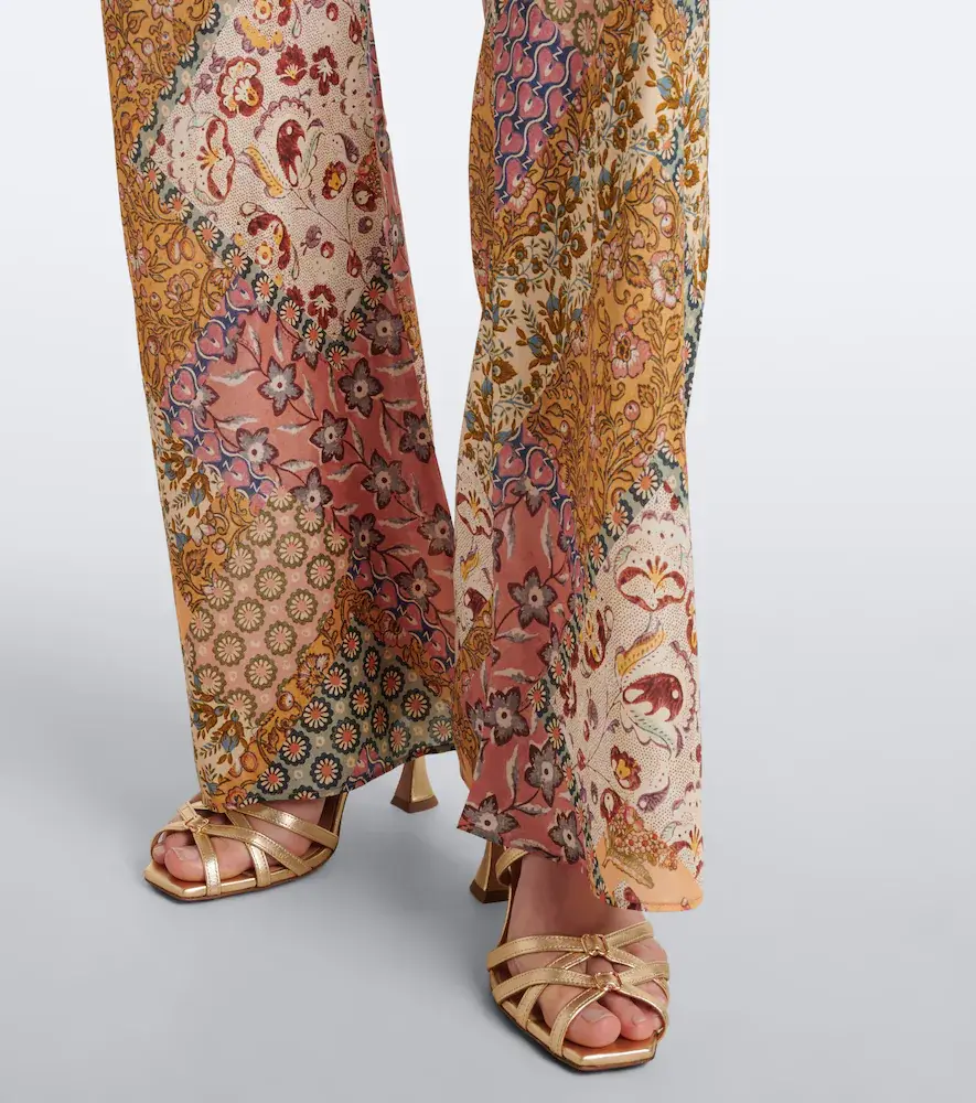 Zimmermann Fairlight silk habotai wide-leg pants | Thumbnail 4 Zimmermann Fairlight silk habotai wide-leg pants | Thumbnail 4