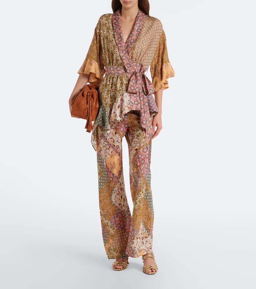 Zimmermann Fairlight silk habotai wide-leg pants | Thumbnail 5 Zimmermann Fairlight silk habotai wide-leg pants | Thumbnail 5