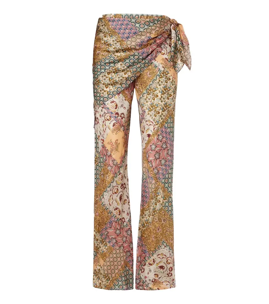Fairlight silk habotai wide-leg pants Fairlight silk habotai wide-leg pants