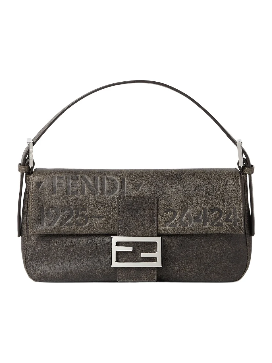 Baguette 26424 Leather Stencil Print Bag