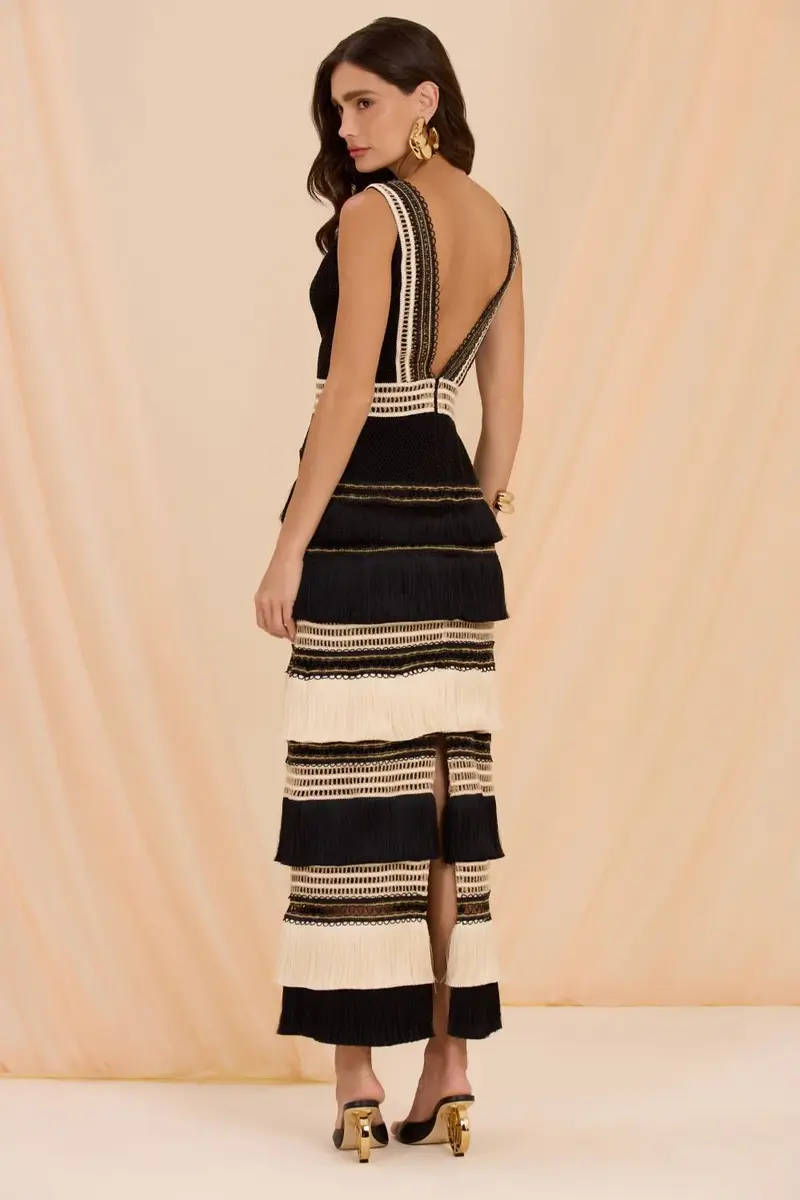 PatBo RITA FRINGE MIDI DRESS | Thumbnail 3 PatBo RITA FRINGE MIDI DRESS | Thumbnail 3