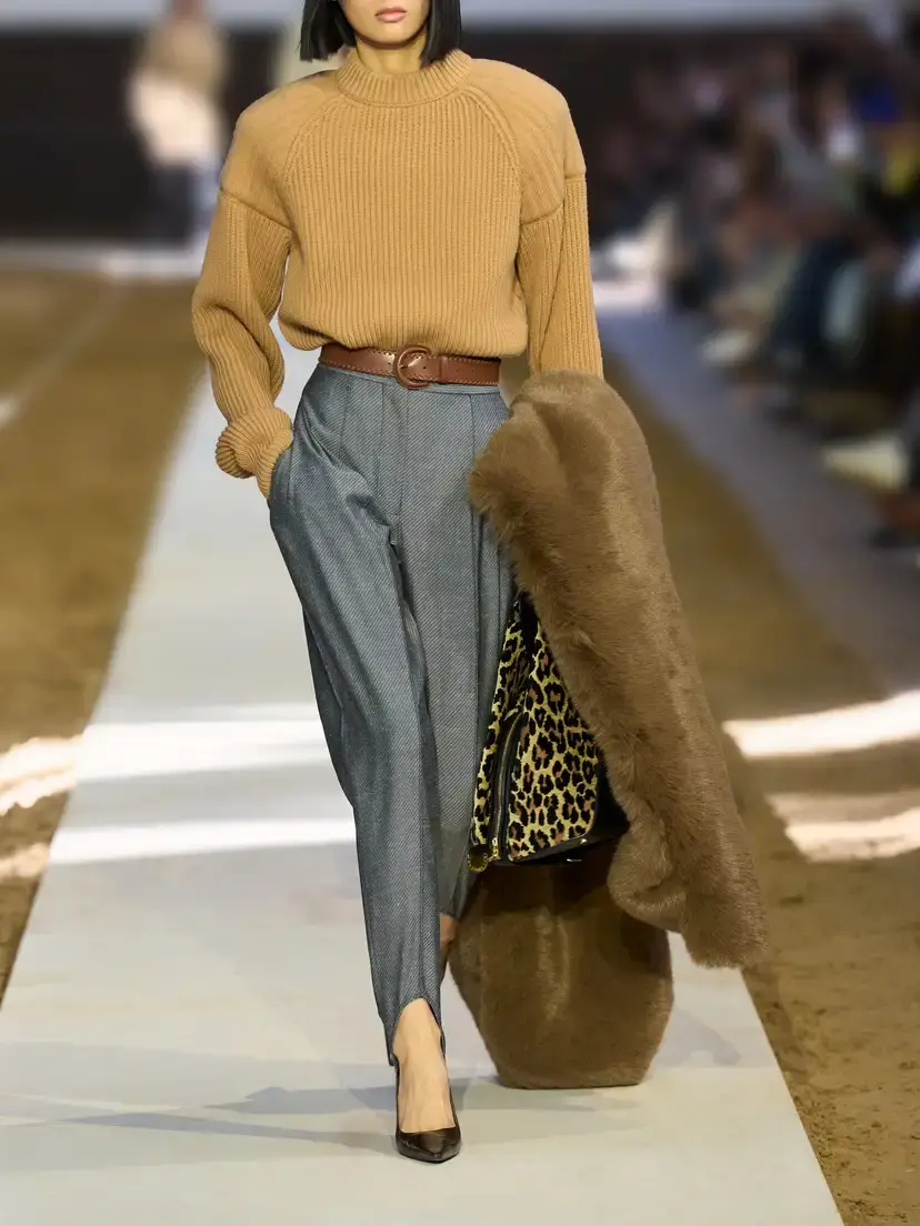 Stella McCartney Paneled Ribbed Wool-blend Sweater | Thumbnail 6 Stella McCartney Paneled Ribbed Wool-blend Sweater | Thumbnail 6