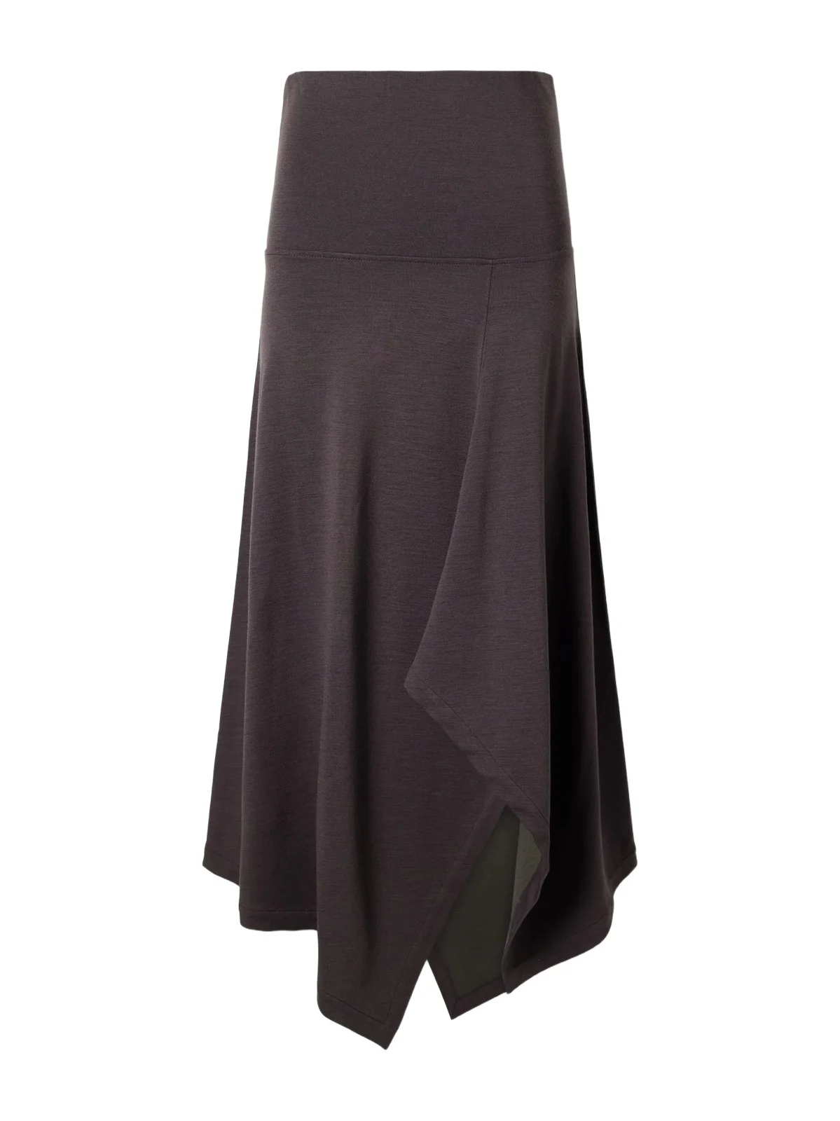 Relaxed Asymmetric Wool-blend Jersey Midi Skirt Relaxed Asymmetric Wool-blend Jersey Midi Skirt