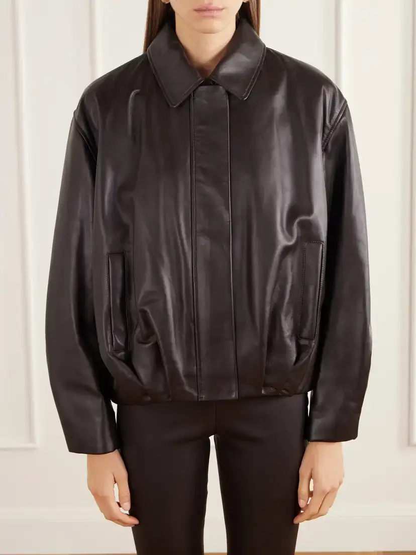 ARMA Melis Pleated Leather Jacket | Thumbnail 3 ARMA Melis Pleated Leather Jacket | Thumbnail 3