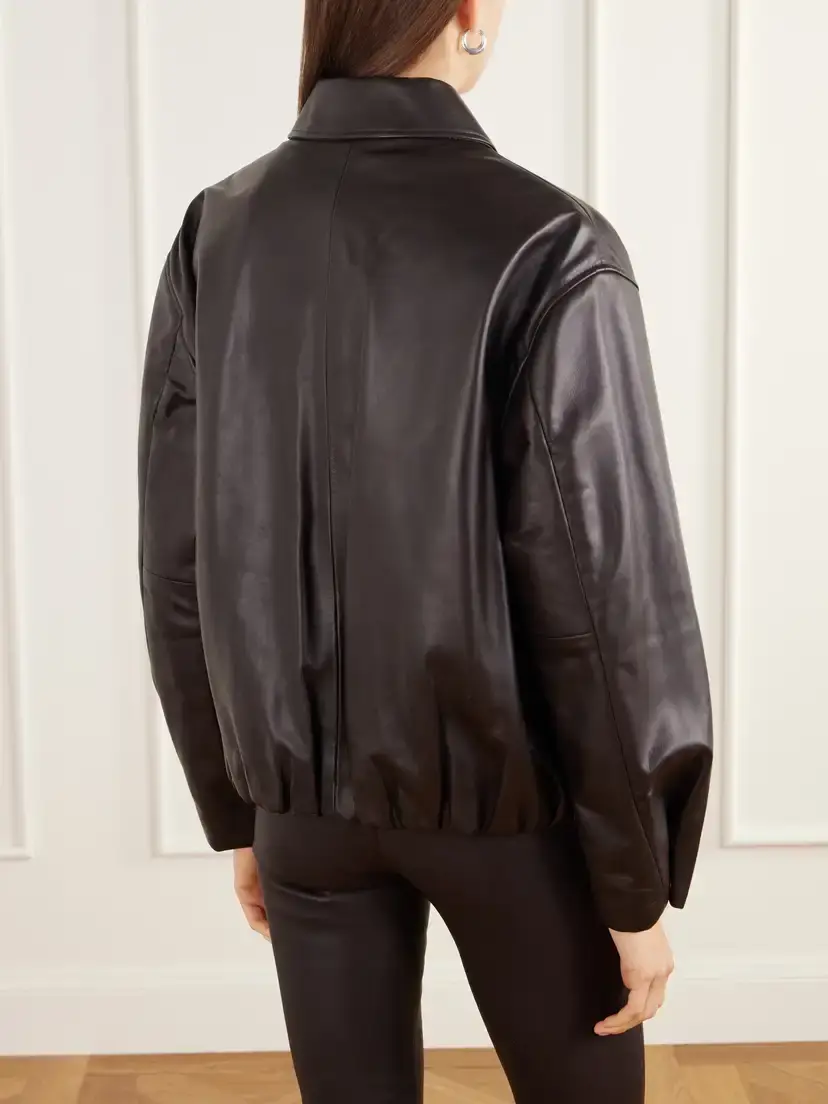 ARMA Melis Pleated Leather Jacket | Thumbnail 4 ARMA Melis Pleated Leather Jacket | Thumbnail 4