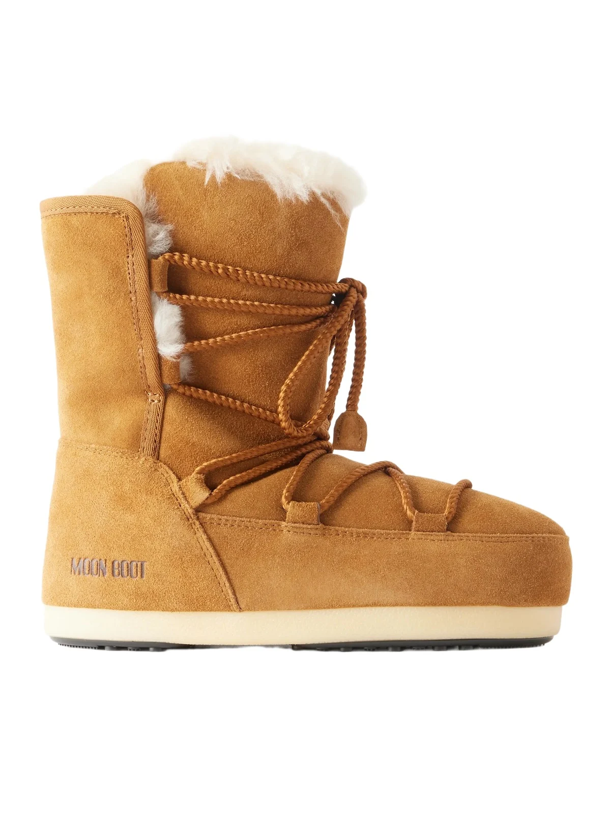 Moon Boot Evx Shearling-lined Suede Snow Boots