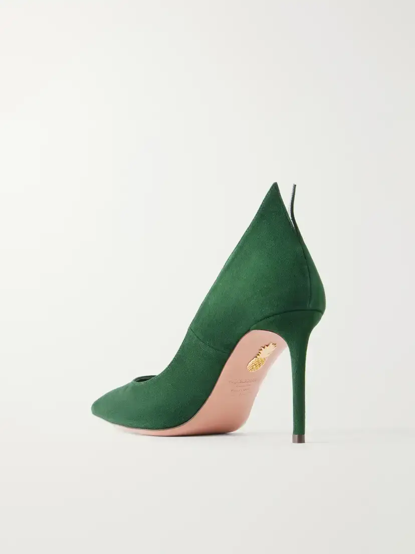Aquazzura Linea 85 Suede Pumps | Thumbnail 3 Aquazzura Linea 85 Suede Pumps | Thumbnail 3