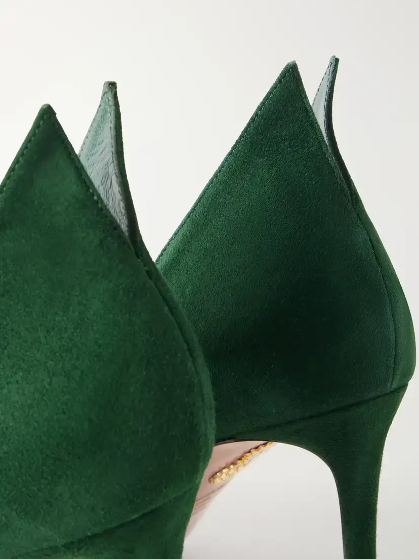 Aquazzura Linea 85 Suede Pumps | Thumbnail 5 Aquazzura Linea 85 Suede Pumps | Thumbnail 5