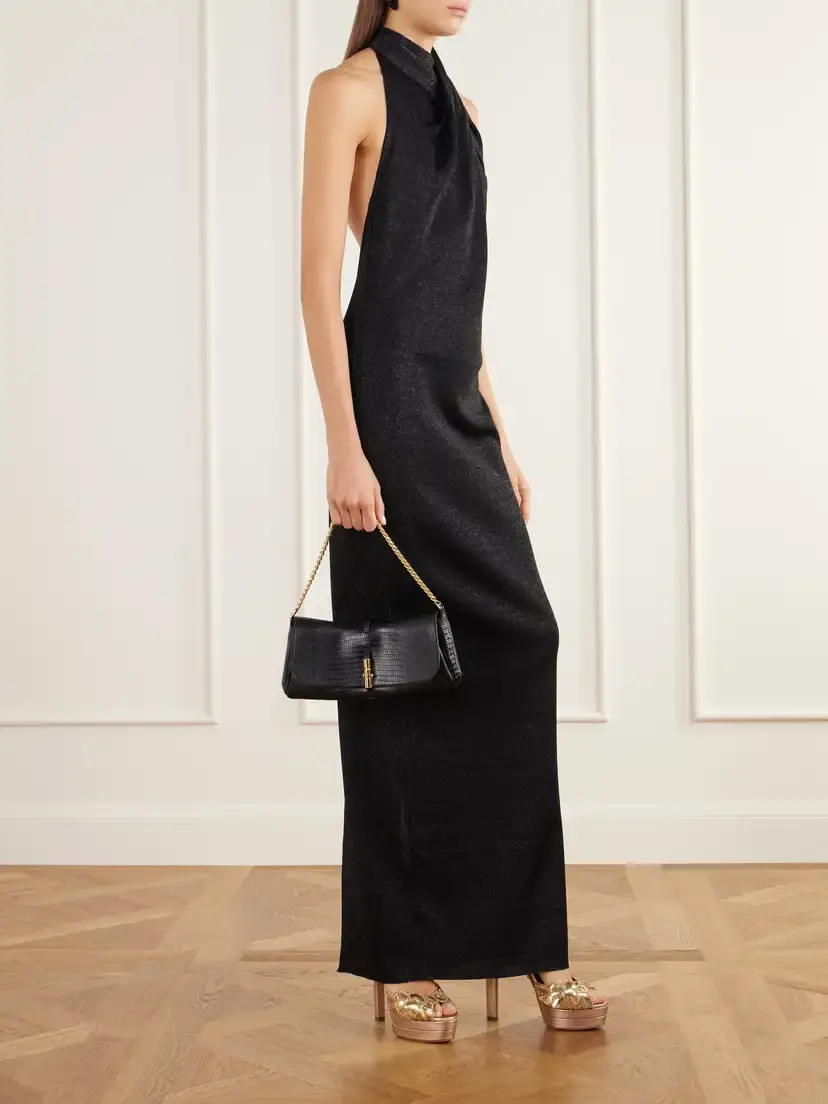 Balmain Metropolis Lizard-effect Leather Shoulder Bag | Thumbnail 3 Balmain Metropolis Lizard-effect Leather Shoulder Bag | Thumbnail 3