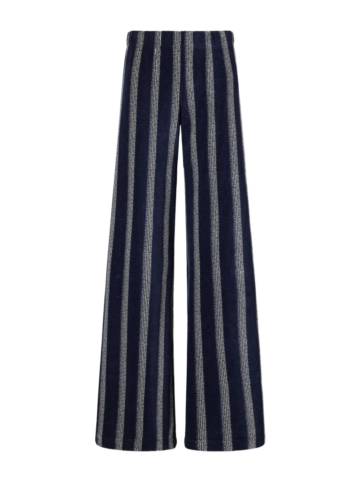 Suzie Kondi Lito Striped Velour Flared Pants
