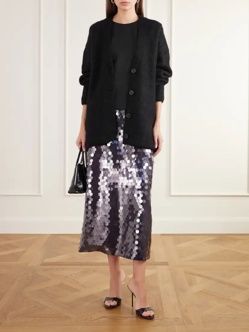Tibi Tie-detailed Crepe Top | Thumbnail 2 Tibi Tie-detailed Crepe Top | Thumbnail 2