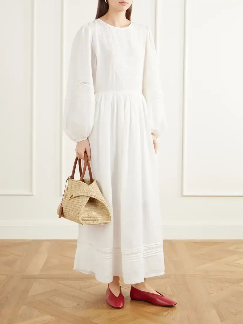 Ferragamo Hug Leather-trimmed Raffia Top-handle Bag | Thumbnail 3