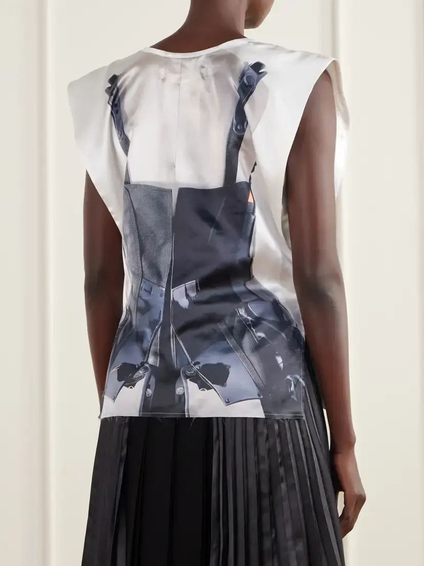 Junya Watanabe Deconstructed Printed Twill Top | Thumbnail 3 Junya Watanabe Deconstructed Printed Twill Top | Thumbnail 3