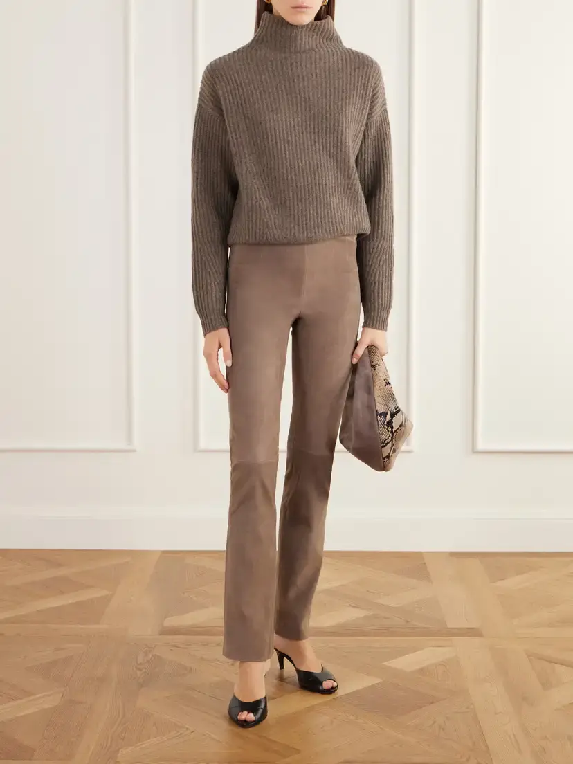 ARMA Albie Paneled Suede Leggings | Thumbnail 2 ARMA Albie Paneled Suede Leggings | Thumbnail 2