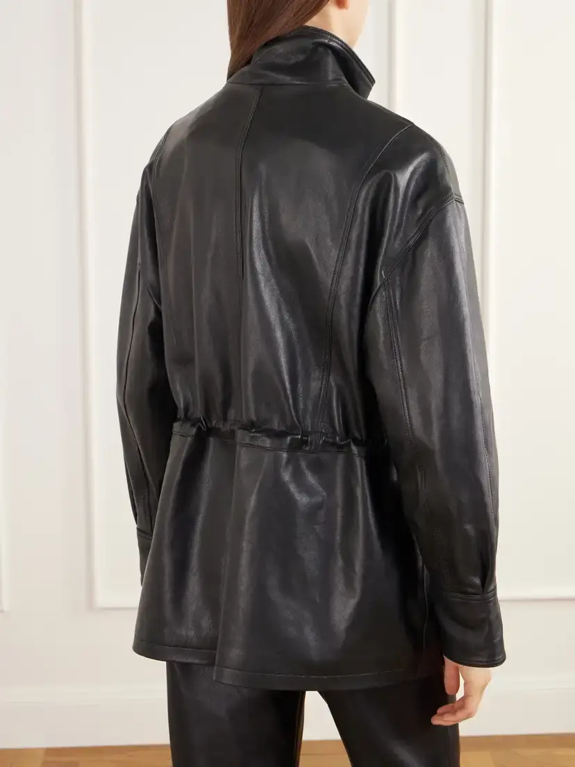ARMA Alia Paneled Leather Jacket | Thumbnail 4