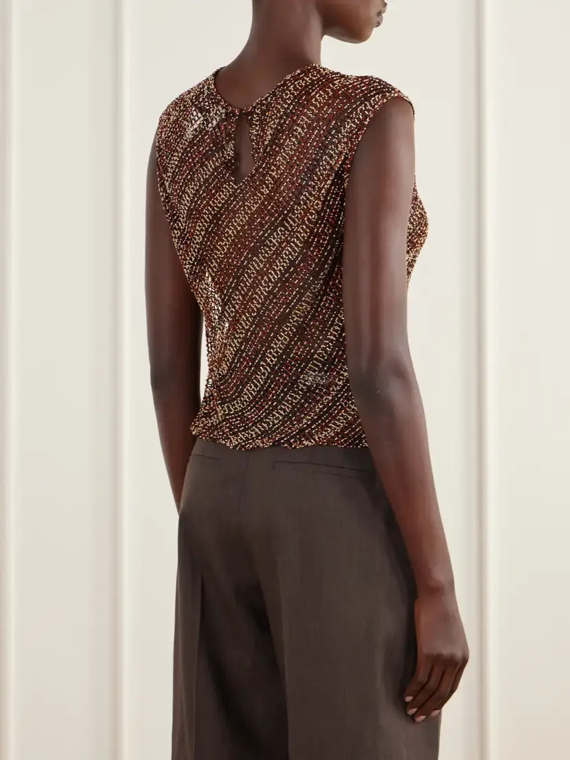TWP Beaded Open-knit Tank | Thumbnail 4 TWP Beaded Open-knit Tank | Thumbnail 4