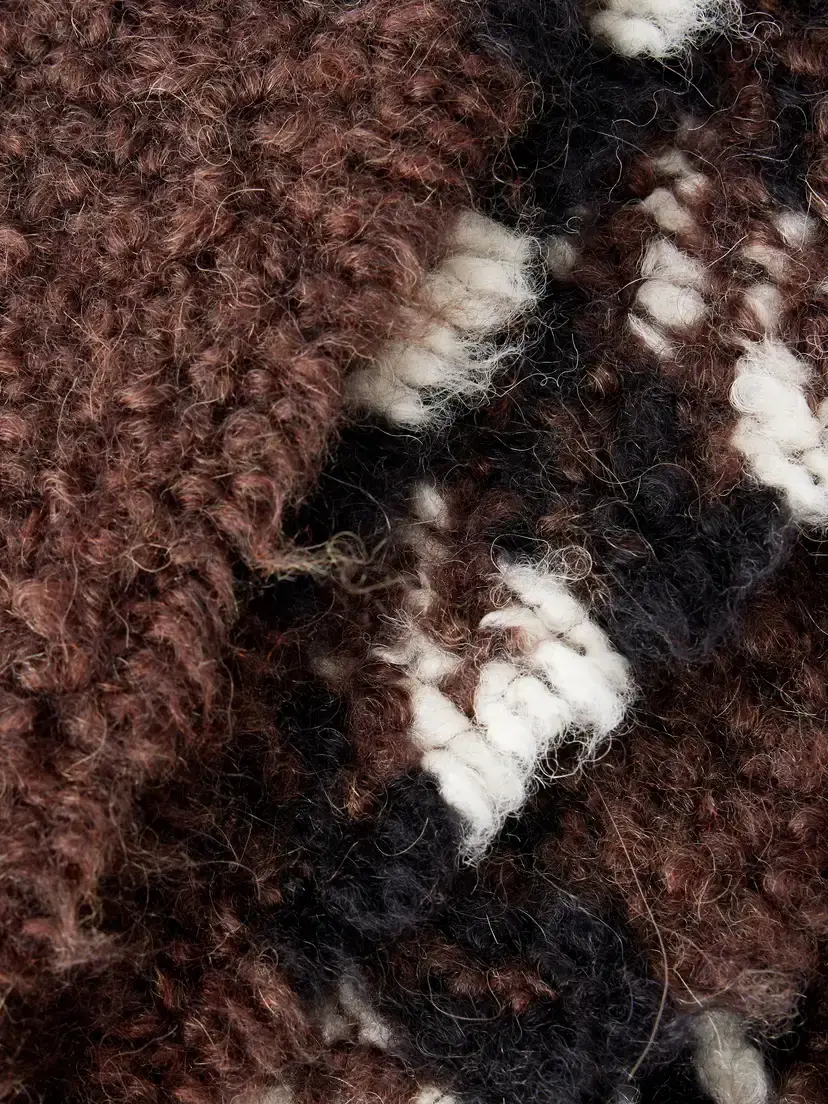 Burberry Fringe-detail Alpaca And Wool-blend Bouclé Scarf | Thumbnail 4