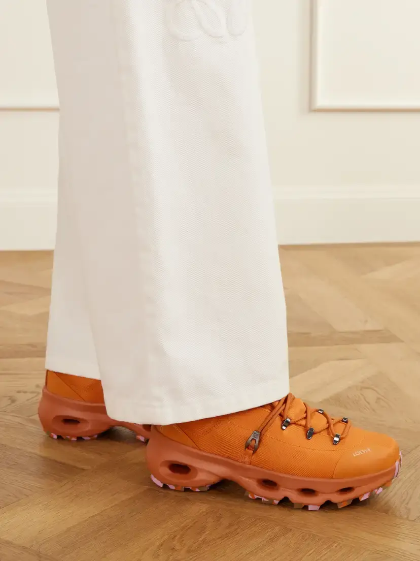 Loewe + On Cloudsolo Hiker Rubber-trimmed Twill Sneakers | Thumbnail 2 Loewe + On Cloudsolo Hiker Rubber-trimmed Twill Sneakers | Thumbnail 2